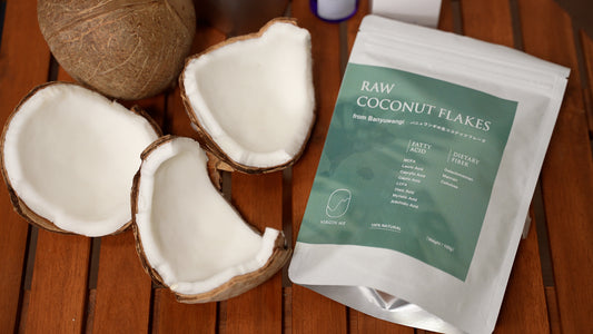 バニュワンギの生ココナッツフレーク